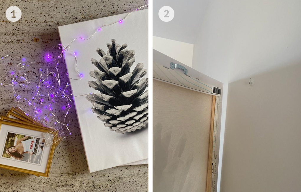 DIY: décorations murales de Noël